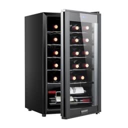 24 Bottle Wine Refrigerator  Quiet Freestanding Mini Fridge For Red, White, And Sparkling Wines, Digital Thermostat, Ideal For Home, Kitchen, Or Bedr | Fridge.com