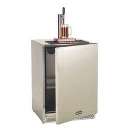 Bull Outdoor Products Outdoor Rated Kegerator – 304 Stainless Steel Single Tap Beer Fridge with Digital Temperature Control, Front Venting, and Locking Door – Built-In or Freestanding | Fridge.com