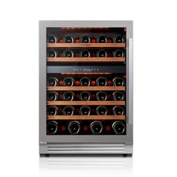 24 in. 52-Bottles Wine Fridge 40-65F Dual Zone Wine Cooler 3 LED Built-In &Freestanding Wine Refrigerator Double-Glazed Stainless Steel Door Frost-Fr | Fridge.com
