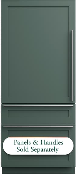 Café 36 Inch Built In Counter Depth Bottom Freezer Refrigerator CIC36LK6ZII | Fridge.com