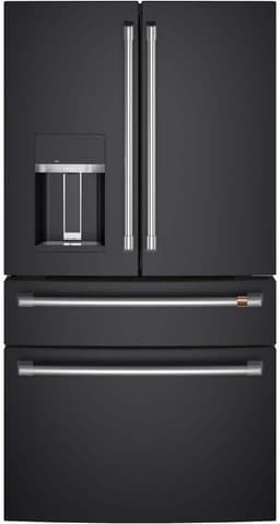 Cafe CVE28DP3ND1 27.8 cu. ft. Smart 4-Door French Door Refrigerator in Matte Black, Fingerprint Resistant and ENERGY STAR | Fridge.com