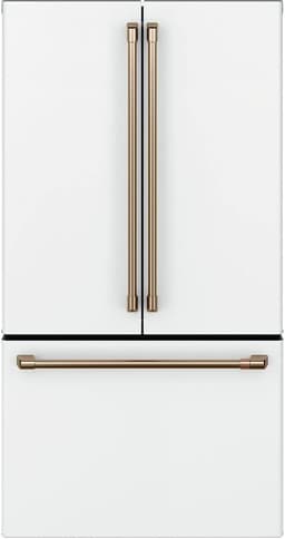 Cafe CWE23SP4MW2 23.1 cu. ft. Smart French Door Refrigerator in Matte White, Counter Depth and Fingerprint Resistant | Fridge.com