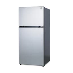 Commercial Cool 18 Cu. Ft. Top Mount Refrigerator with Freezer, 2-Door Refrigerator with Top Freezer and Adjustable Temperature Control, Ice Maker Ready, Energy Star Certified, Stainless Look | Fridge.com