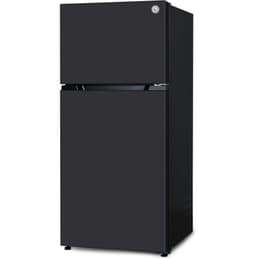 Commercial Cool 18 Cu. Ft. Top Mount Refrigerator with Ice Maker, 2-Door Refrigerator with Top Freezer, Freezer with Icemaker and Adjustable Temperature Control, Energy Star Certified, Black | Fridge.com