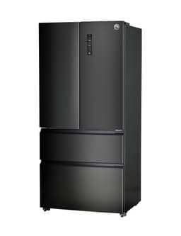 Commercial Cool 18.9 Cu. Ft. French Door Refrigerator, 33 Inch Wide Refrigerator with 2 Bottom Mount Freezer Drawers, Frost Free, LED Lighting, Digital Temperature Control, CCRF1890KB, Black | Fridge.com