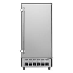 Coolake 15 Inch Commercial Under Counter Ice Maker Machine, 100lbs/Day Stainless Steel Built-In Freestanding Ice Maker With 30lbs Storage Bin, Self-Cl | Fridge.com