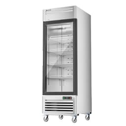 COOLSKI 27 in. 21.8 cu. ft. Auto / Cycle Defrost 1-Glass Door Commercial Reach In Display Upright Freezer In Stainless Steel | Fridge.com
