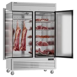COOLSKI 54" Commercial Freezer, 49 cu. ft. 2 Door Reach-In Upright Freezer | Fridge.com