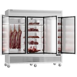 COOLSKI 82" Commercial Freezer, 72 cu. ft. 3 Door Reach-In Upright Freezer | Fridge.com