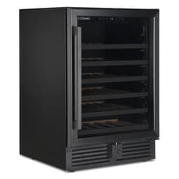 Cosmo - COS-24BIWCS-BK Lumin Collection 24 in. 52-Bottle Single Zone Compressor Wine Cooler, Digital Controls, LED Lighting - Matte Black | Fridge.com