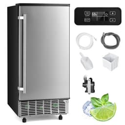 COSTWAY 80 lb. Daily Production Cube Clear Ice Freestanding Ice Maker | Fridge.com