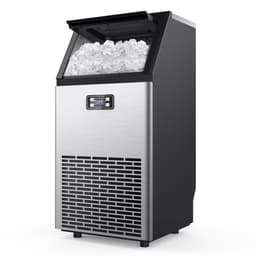 Cowsar 33-lb Ice Storage 100-lb Ice Per Day Freestanding Or Built-In Cubed Ice Maker ( Stainless Steel With Scoop ) | Fridge.com