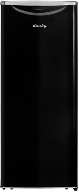 Danby DAR110A3MDB 11 Cu. Ft. Apartment Basement Sized Contemporary Classic Refrigerator with 3 Adjustable Glass Shelves and Bottle Storage, Black | Fridge.com