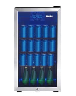 Danby DBC117A1BSSDB-6 117 Can Beverage Center, 3.1 Cu.Ft. Freestanding Drinks Refrigerator for Basement, Dining, Living Room-Bar Fridge Perfect for Beer, Pop, Water, Black/Grey | Fridge.com