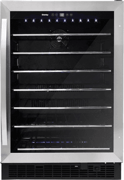 Danby Single Zone 23.8'' Built-In 60 Bottle Wine Refrigerator With Reversible Door | Fridge.com