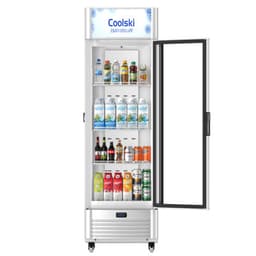 6.5 cu.ft. Beverage Refrigerator And Cooler Commercial Glass Door Display Refrigerator With LED Lighting And Adjustable Shelves, Beverage Display Cool | Fridge.com