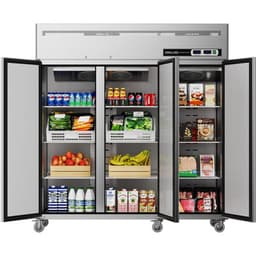 72 W Commercial Freezer Refrigerator Combo 54 cu.ft Upright Freezer | Fridge.com