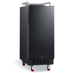 EdgeStar BR1500BL 15" Built-In Kegerator Conversion Refrigerator - Black Stainless Steel | Fridge.com