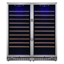 EdgeStar Dual Zone 46.88'' Freestanding 222 Bottle Wine Refrigerator With Reversible Door | Fridge.com
