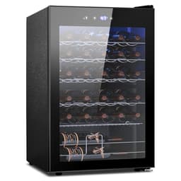 Electactic 4.45 cu.ft Wine & Beverage Fridge - Freestanding, Digital Thermostat, Quiet Compressor, Dual-Pane Glass | Fridge.com