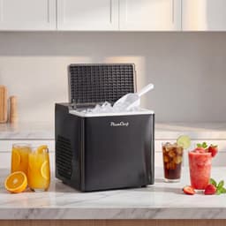Ultra-Quiet Bullet Ice Maker, Fast Ice Production Self-Cleaning Ice Machine For Home & Office Use | Fridge.com