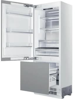 Elica 30 Inch Dolomite 30" Built In Counter Depth Bottom Freezer Refrigerator ER30SRB161PRL | Fridge.com