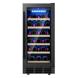 Euhomy 15 Inch 28 Bottles Under-Counter Refrigerators, Single Zone Wine Fridge, Wine Refrigerator Digital Temperature Control, Freestanding Wine Chill | Fridge.com