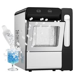 Euhomy Countertop  25Lb. Daily Production Nugget Clear Ice Portable Ice Maker, With External Water Tank | Fridge.com