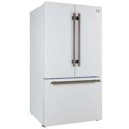 Forno Appliances - Rivello 27.4 cu. ft. French Door Refrigerator With Internal Water Dispenser - White | Fridge.com