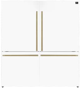 Forno Appliances - Milano Espresso 17.2 cu. ft. Bottom Freezer Refrigerator With Built-In Ice Maker - White | Fridge.com
