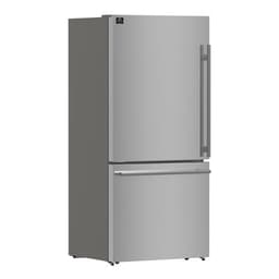 Forno Milano 62-Inch 2-Piece Freestanding Refrigerator with Dual Bottom Freezers 34.4 cu.ft Touch Control Ice Maker – Stainless Steel | Fridge.com