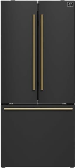 Forno 30 Inch Espresso Gallipoli 30" Counter Depth French Door Refrigerator FFFFD197431BLK | Fridge.com
