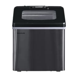 Frigidaire Ice Maker EFIC452, Countertop Stainless Steel Ice Maker with Transparent Window, Clear Ice Cube Maker with 40 lbs. Capacity, Ice Maker Machine – 14.8" D x 11" W x 14.1" H (Black) | Fridge.com