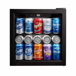 Frigidaire 1.6 cu. ft. Glass Door Compact Beverage Refrigerator | Fridge.com