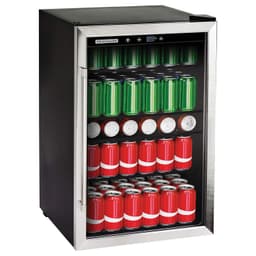 4.4-cu-ft. 126-Can Stainless Steel Door Beverage Center Compact Refrigerator | Fridge.com