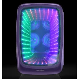 Frigidaire 6 Can/4 Liter Mini Fridge, Personal Cooler With LED Gaming Light Up, Purple | Fridge.com