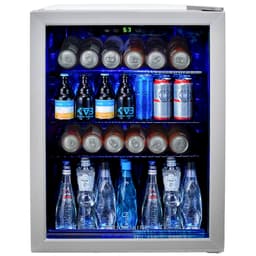 Frigidaire 2.6 cu. ft./74 Liter Beverage Refrigerator, Compact Mini Fridge With 88 Cans Capacity, Digital Temperature Control, Grey | Fridge.com