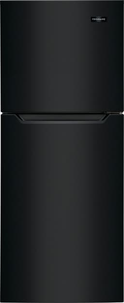 Frigidaire 11.6 Cu. Ft. Compact ADA Top Freezer Refrigerator in Black with Electronic Control Panel, Reversible Door Swing, ENERGY STAR | Fridge.com