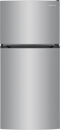 Frigidaire 13.9 cu. ft. Top Freezer Refrigerator, Brushed Steel | Fridge.com