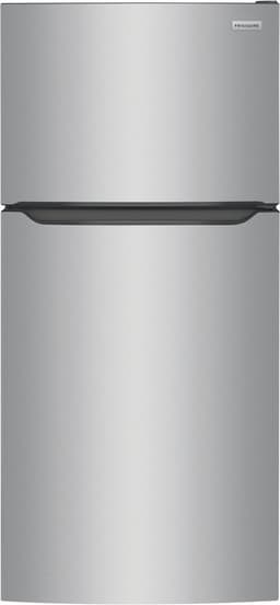 Frigidaire 18.3 cu. ft. Top Freezer Refrigerator in Stainless Steel, Garage Ready | Fridge.com