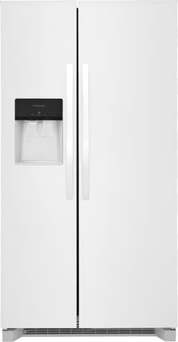 Frigidaire FRSS2623AW 25.6 CuFt Side-by-Side - White | Fridge.com