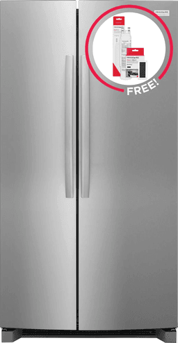 Frigidaire Gallery GRSN2620AF 26.0 CuFt Side-by-Side Refrigerator | Fridge.com