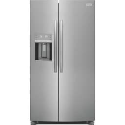 Gallery 25.6 Cu. Ft. 36" Standard Depth Side by Side Refrigerator in Smudge-Proof Stainless Steel | Fridge.com