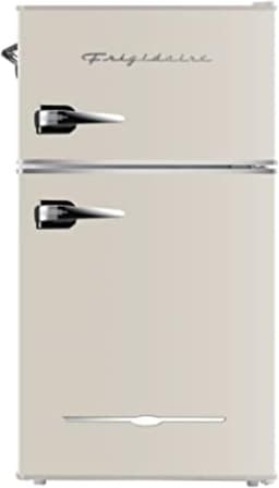 Frigidaire EFR840-Cream EFR840 Retro Mini Fridge with Freezer & Side Bottle Opener-Small 2 Door Refrigerator for Office Bar or College Dorm Room-3.1 Cu Ft (Cream) | Fridge.com