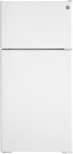 GE Energy Star 16.6 cu. ft. Recessed Handle Top-Freezer Refrigerator | Fridge.com