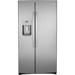 GE GSS25IYN-FS 25.1 CuFt Side-By-Side Refrigerator | Fridge.com