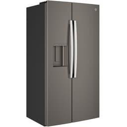 GE 23.6 cu. ft. Counter-Depth Side-By-Side Refrigerator With Extra Tall Dispenser And In-Door Icemaker | Fridge.com