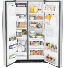GE GSS25GYPFS 25.3 CuFt Side-By-Side Refrigerator | Fridge.com