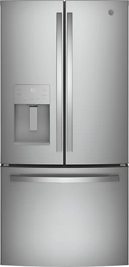 GE GYE18JYLFS 17.5 Cu. Ft. Counter-Depth French Door Refrigerator | Fridge.com