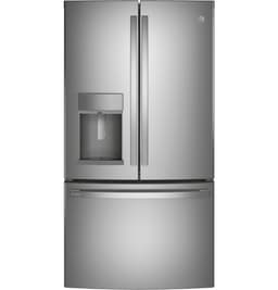 GE Profile™ 27.7 cu. ft. Fingerprint Resistant Refrigerator With Door In Door And Hands-Free Autofill In Stainless Steel | PFD28KYNFS | Fridge.com